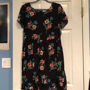 Black Floral Dress